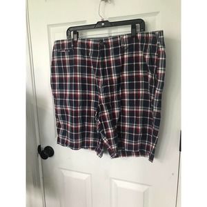TOMMY HILFIGER MEN'S PLAID WALKING SHORTS   SIZE 44     PRE-OWNED